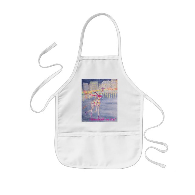 Enfant Annabelle sur la glace ! Le tablier de l'enfant (Devant)