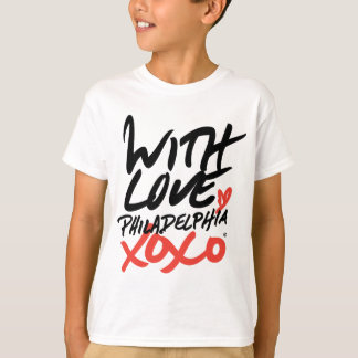 Enfant avec amour, T-shirt de Philadelphie XOXO