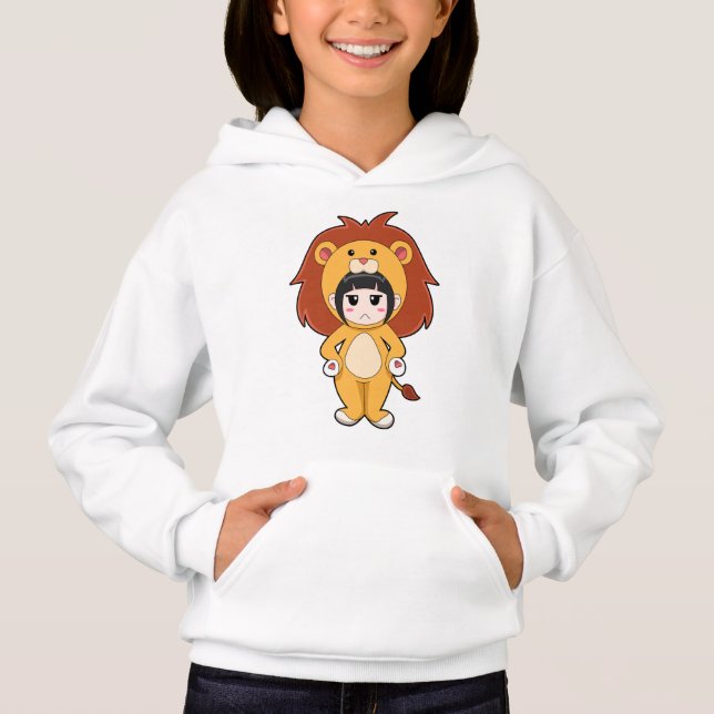 Enfant avec costume de lion (Devant)