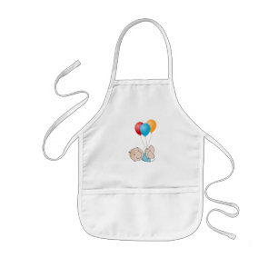 Enfant Ballons et bébé garçon sur le dos tablier de l'enf