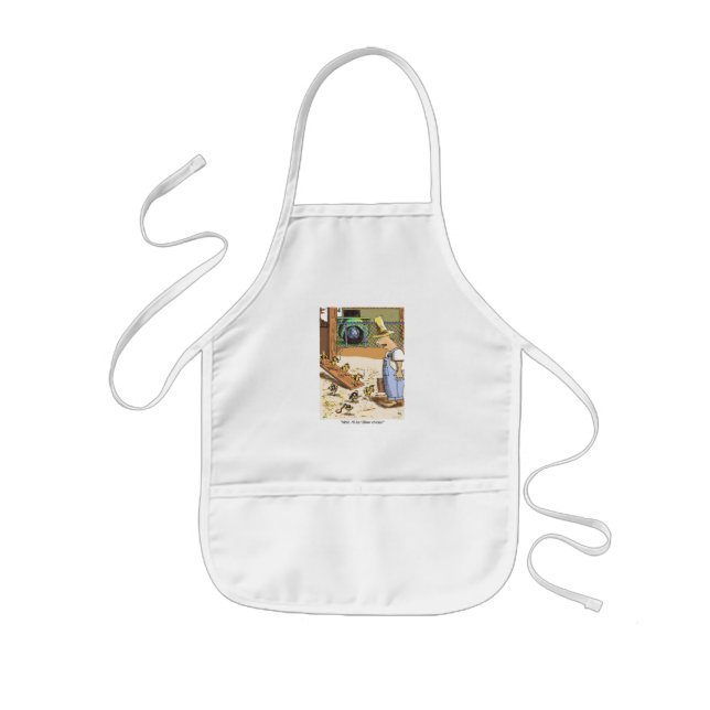 Enfant Biker Chicks blanc enfants cuisinier tablier (Devant)