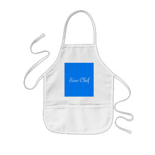 Enfant Chef de Sous de tablier d'enfants 20" L-15 " W