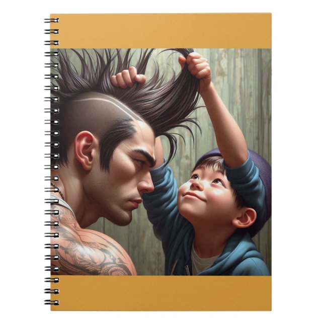 Enfant Curieux & Cahier Mohawk (Devant)