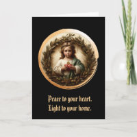 Enfant de la Flamme Sacrée Carte de Vœux Pliée