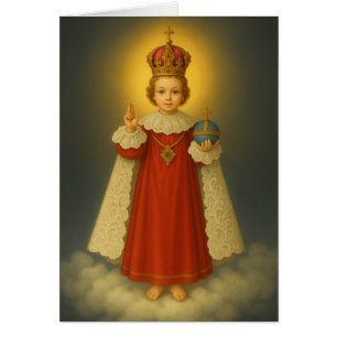 Enfant de Prague Salutation catholique traditionne