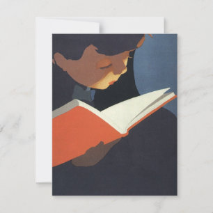 Enfant de style ancien lisant un livre de la bibli