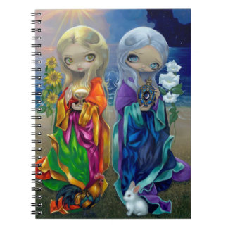 "Enfant de Sun et carnet d'enfant de lune"