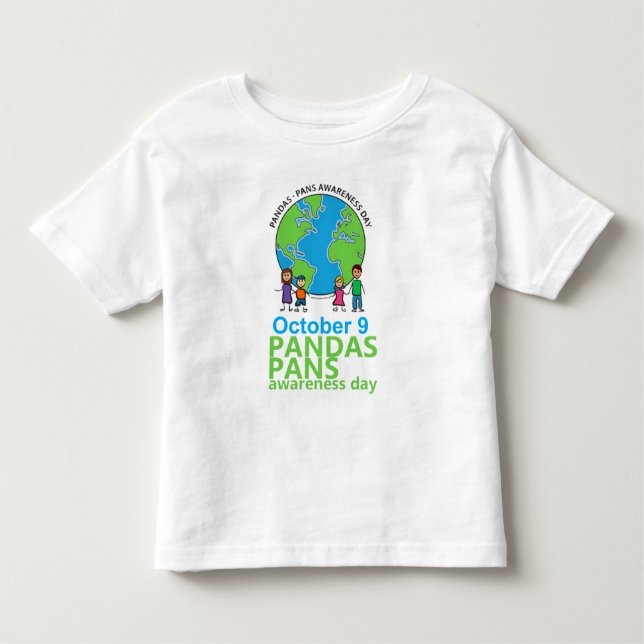 Enfant de T-shirt de jour de conscience de (Devant)