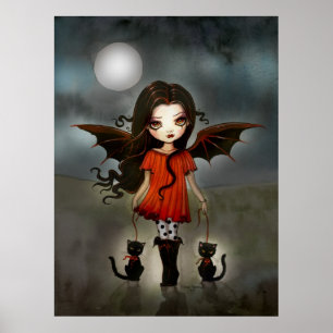 Enfant d'Halloween Affiche de Vampire Mignon