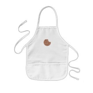 ENFANT ENFANTS DE LAIT ET DE BISCUITS FAISANT LE TABLIER
