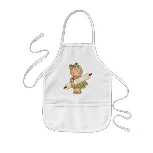 Enfant Enfants de tablier de cuisine de vacances de pain
