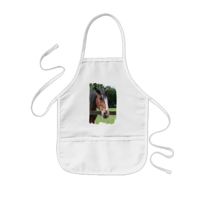 Enfant Image d'un tablier d'enfants de cheval de quart (Devant)