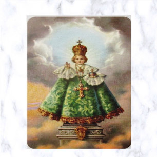 Enfant Jésus de Prague Novena carte de prière