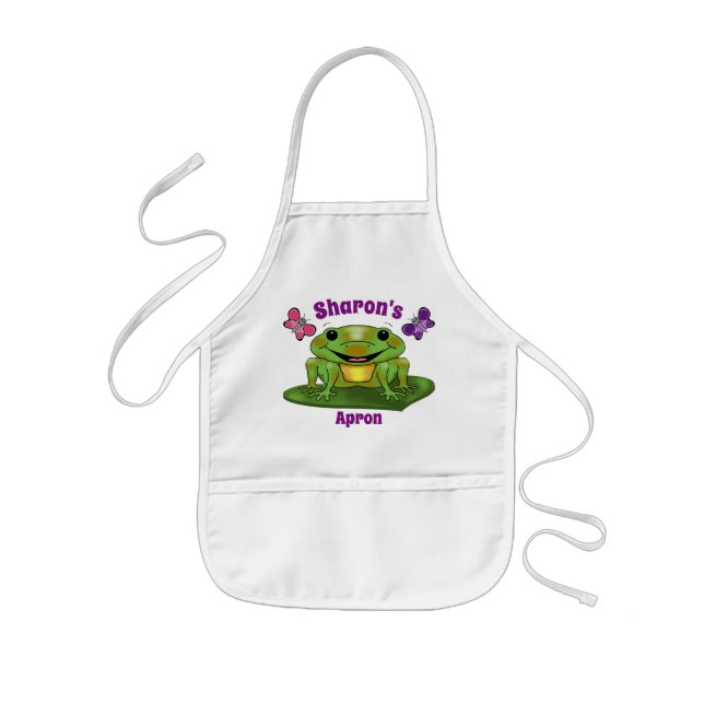 Enfant Joyeuse grenouille tablier pour enfants (Devant)