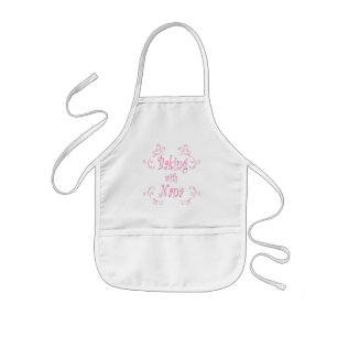 Enfant La cuisson avec Nana badine le tablier