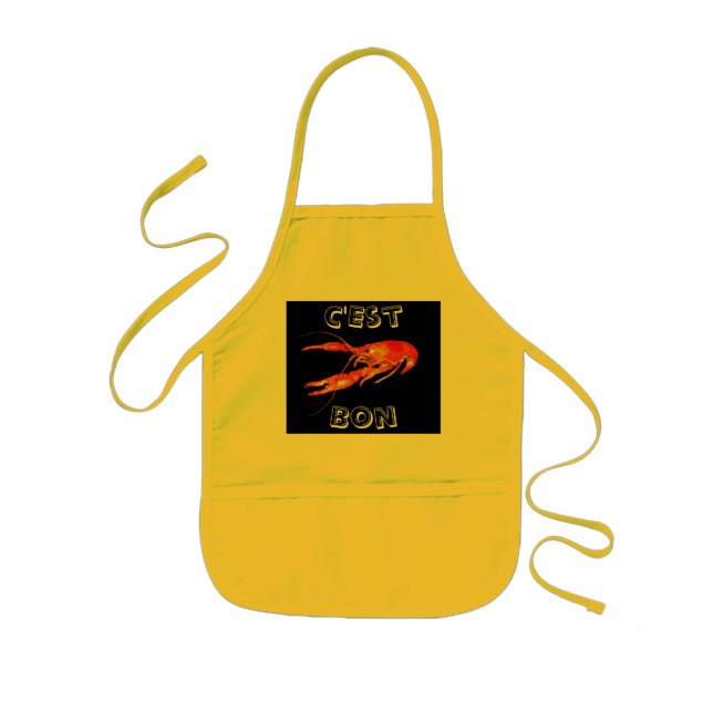 Enfant la fève c'est de tablier d'écrevisses (Devant)