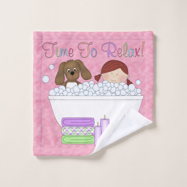 Enfant - Laver le tissu (Gant de toilette)