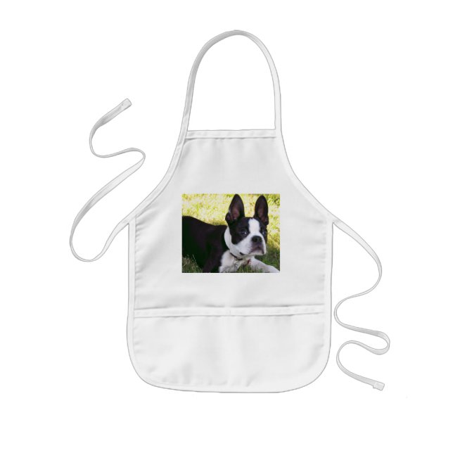 Enfant Le tablier des enfants de chiot de Boston Terrier (Devant)