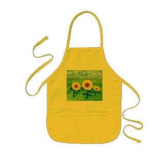 Enfant Le tablier des enfants de tournesols de danse