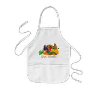 Enfant Le Thanksgiving badine le tablier