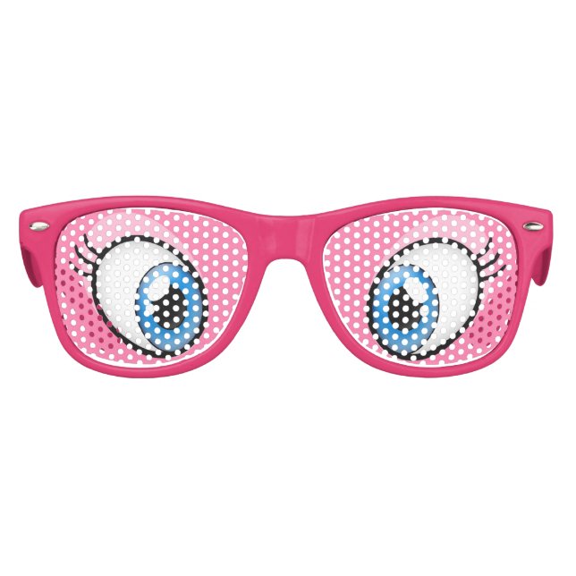 Enfant Lunettes de costume de fête pour filles aux yeux r (Devant)