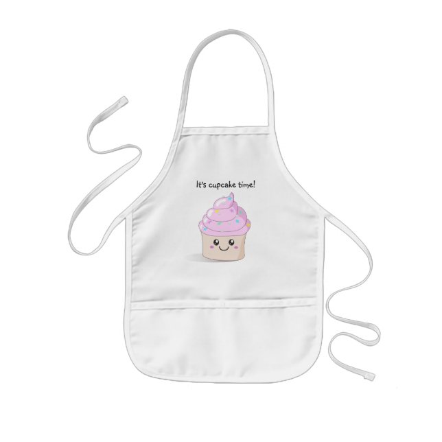 Enfant Mignon c'est tablier de temps de petit gâteau (Devant)