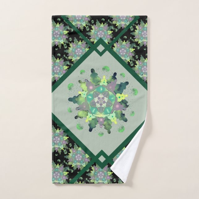 Enfant Nature Mandala Motif (Serviette à main)