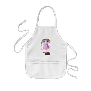 Enfant Petit tablier pour enfants de la souris Ballerina