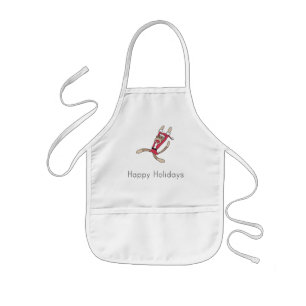 Enfant singe de chaussette tablier de noël