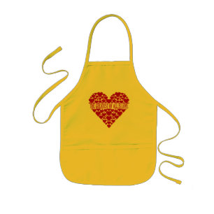 Enfant Tablier Coeur de Coeurs - choisissez style, couleu
