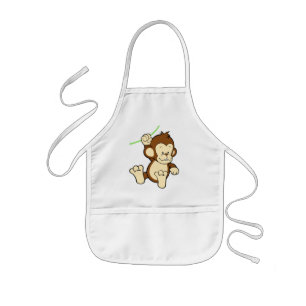 Enfant Tablier de bébé de singe
