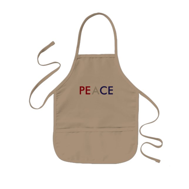 Enfant Tablier de bébé / Paix   (Devant)
