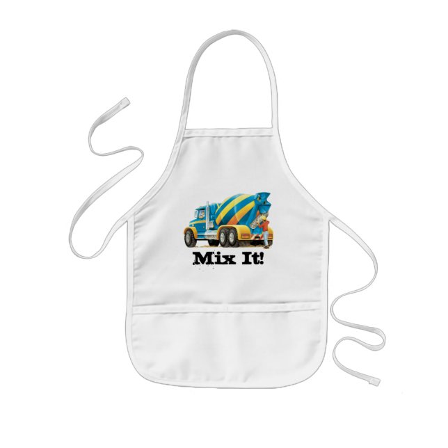 Enfant Tablier de chefs de camion fait sur commande de (Devant)
