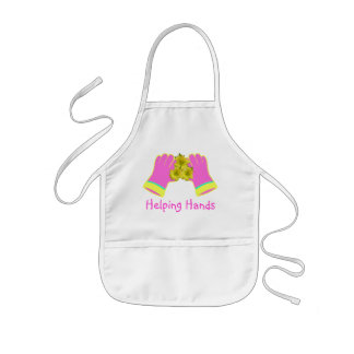 Enfant Tablier de Daylily de coups de main d'enfants