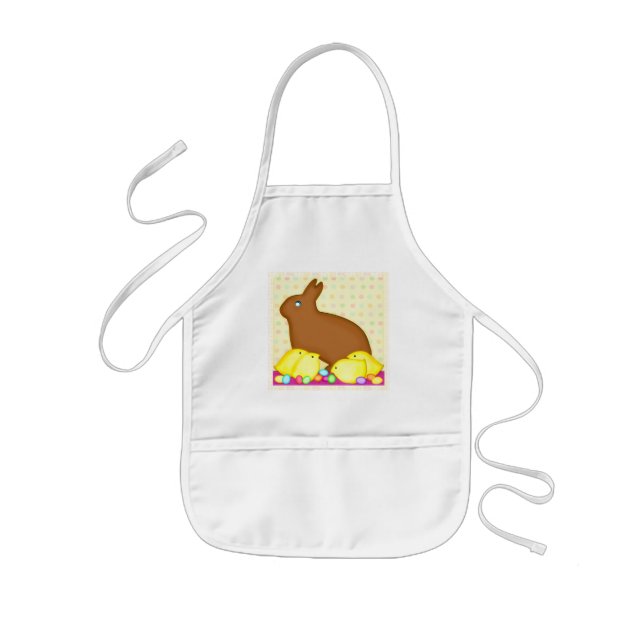 Enfant Tablier de lapin de chocolat de Pâques (Devant)
