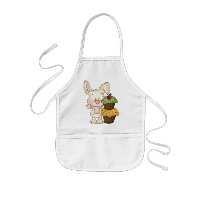 Enfant Tablier de lapin de petit gâteau (Devant)