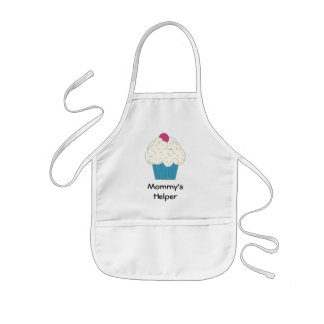 Enfant Tablier de petit gâteau "de l'aide de la maman"
