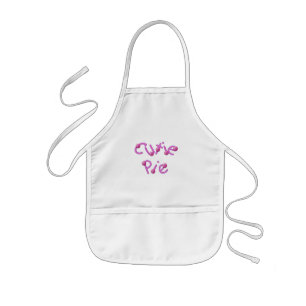 Enfant Tablier de rose de tarte de Cutie