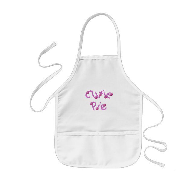 Enfant Tablier de rose de tarte de Cutie (Devant)