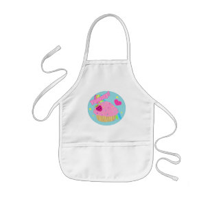 Enfant Tablier délicieux de petit gâteau d'arc-en-ciel