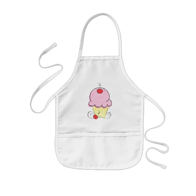 Enfant Tablier doux de petit gâteau (Devant)