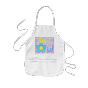 Enfant Tablier floral de peinture