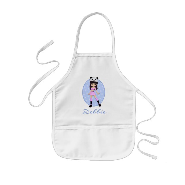Enfant Tablier Girly de coutume de Debbie de fille (Devant)