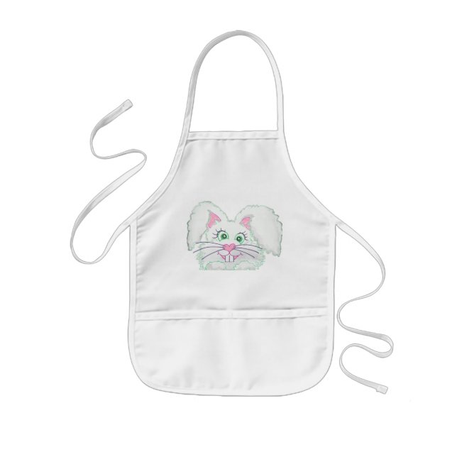 Enfant Tablier Lapin Drôle Visage (Devant)