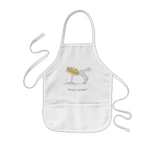 Enfant Tablier mignon de lapin (si seulement j'étais plu