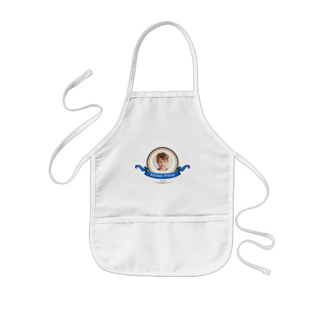 Enfant Tablier personnalisé avec photo du Prince de la Cu (Devant)