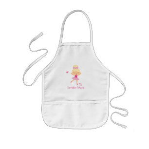 Enfant Tablier personnalisé mignon de ballerine de