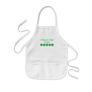 Enfant Tablier personnalisé par chef junior de cinq