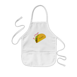 Enfant Tablier personnalisé par chef junior de taco