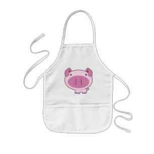 ENFANT TABLIER PORCIN ROSE MIGNON D'ENFANTS